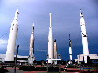 Rockets at Kennedy Space Center by Messiest Objects